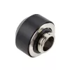 Hardtube-aansluitset OPTIMUS voor 12-mm-buizen, 6-pack met installatiegereedschap, zwart