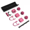 Draadloze microfoon RODE Wireless GO III roze — compact tweekanaals zender- en ontvangersysteem
