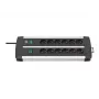 Verlengsnoer Brennenstuhl 1391000912 3m 12 stopcontacten binnen zwart wit