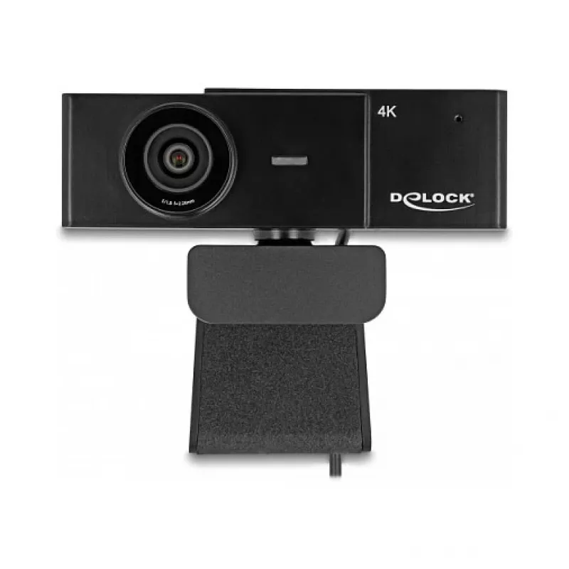 Webcam DeLOCK 96400 8 MP 3840 x 2160 pixel USB 2.0 zwart