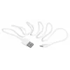USB-kabel SAVIO CL-123 USB 2.0, USB A naar Micro-USB B, 1 m, wit