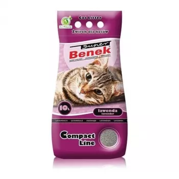 Certech Super Benek Compact lavendel - klonterend kattenbakvulling 10 l