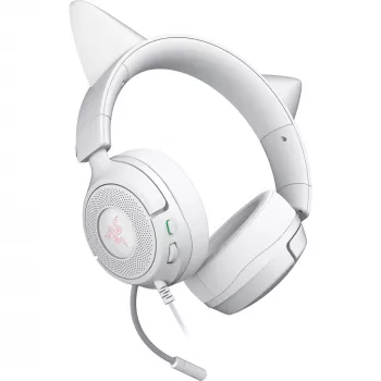 Headset Razer Kraken Kitty V3 X — gaming-headset met RGB-verlichting, licht ontwerp, ingebouwde microfoon