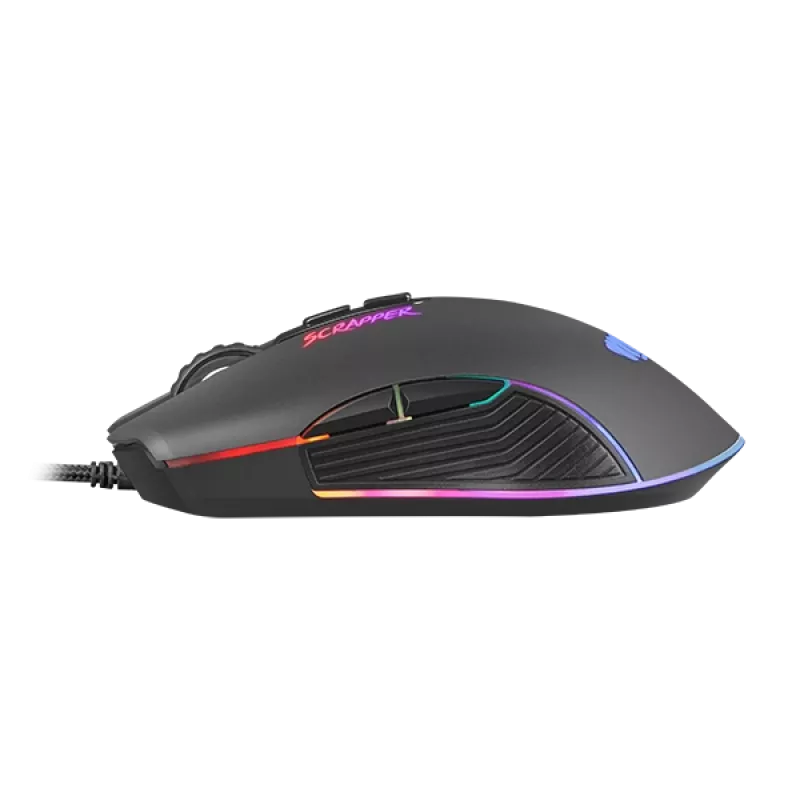 FURY Scrapper muis gaming dubbelhandig USB Type-A optisch 6400 DPI