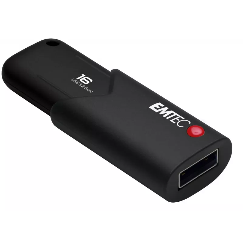 USB-stick Emtec B120 Click Secure 16 GB USB Type-A 3.2 Gen 2 zwart