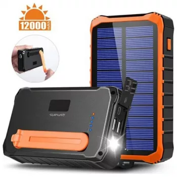 Powerbank Propper Solar 12000mAh grijs
