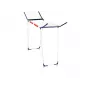 Wasrek Leifheit Pegasus 180 Maxx Winged — vloerstaand wasrek, 18 m drooglengte, in hoogte verstelbaar 1080–1280 mm, 550×1100×1280 mm, blauw/wit