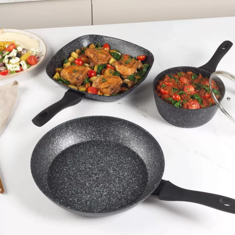Griddle-pan Salter BW05752S1 28 cm antiaanbaklaag Megastone