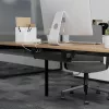 Kabelgoot onder bureau MACLEAN MC-106B — zwart, ABS, maximale belasting 5 kg