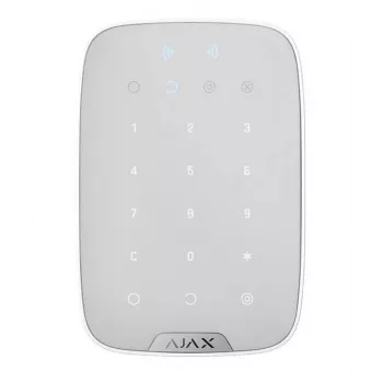 Draadloos toetsenbord Ajax WRL/PLUS WIT — model 38253, wandgemonteerd toegangscontrole-toetsenbord