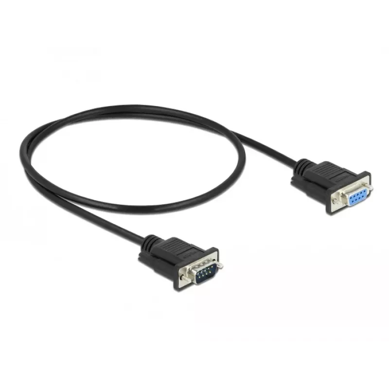 Seriële kabel DeLOCK 86613 zwart 0,5 m RS-232