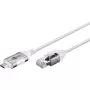 Goobay Ethernet-kabel USB-C 3.1 naar RJ45 slank 1 m - verbindt router, modem (74385)