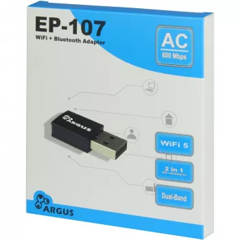 Netwerkkaart Inter-Tech 88883056 WLAN Bluetooth 600 Mbit/s