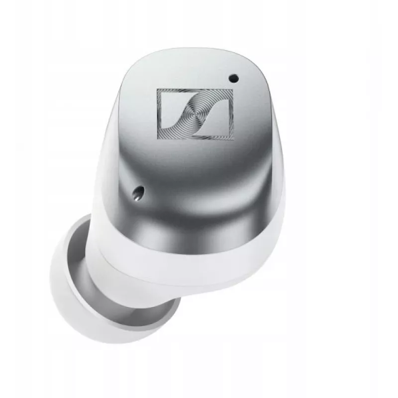 SENNHEISER Momentum MTW4 draadloze Bluetooth noise-cancelling sport-oordopjes - wit & zilver