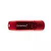 USB-flashdrive Intenso 128 GB USB Type-A 2.0 Rood Transparant