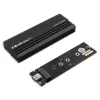 Externe SSD-behuizing QOLTEC NV2270 voor M.2 SATA/NVMe-schijven, USB-C, tot 2 TB