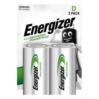 Energizer NiMH accu D-cellen 2500mAh - 2-pack