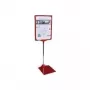 Documenthouder Franken PSM A4 01 metaal rood