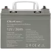 Verzegelde AGM-UPS-accu QOLTEC 53084 12V 36Ah LongLife