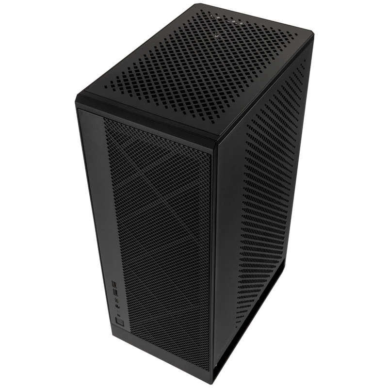 SilverStone ALTA G1M - MicroATX-tower - Micro-ATX - geen voeding (SFX12V/SFX-L12V) - zwart - USB/audio