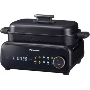 Panasonic 4-in-1 NF-GM400KXE multicooker stomer grill zwart, 4-in-1 functies