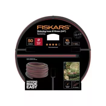 Tuinspuit Fiskars 1027111 50 m bovengronds zwart rood