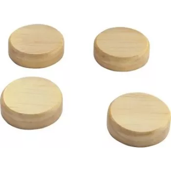 Magneet sigel BA210 bruin, rond Ø 3,3 cm × dikte 0,9 cm