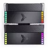 CPU-koeler Jonsbo HX6280 PWM RGB 130 mm, zwart