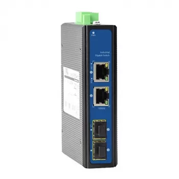 PoE-switch 2-poorts 1000M met 2 SFP-poorten 1000M