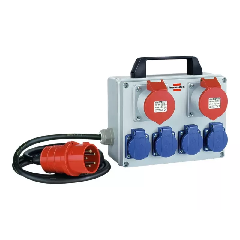 Stroomverdeeleenheid Brennenstuhl BKV 2/4 T IP44