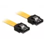 DeLOCK 0,1 m SATA M/M SATA-kabel geel