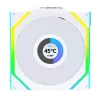 Lian Li UNI FAN SL Wireless LCD ARGB 120 mm wit 3-pack