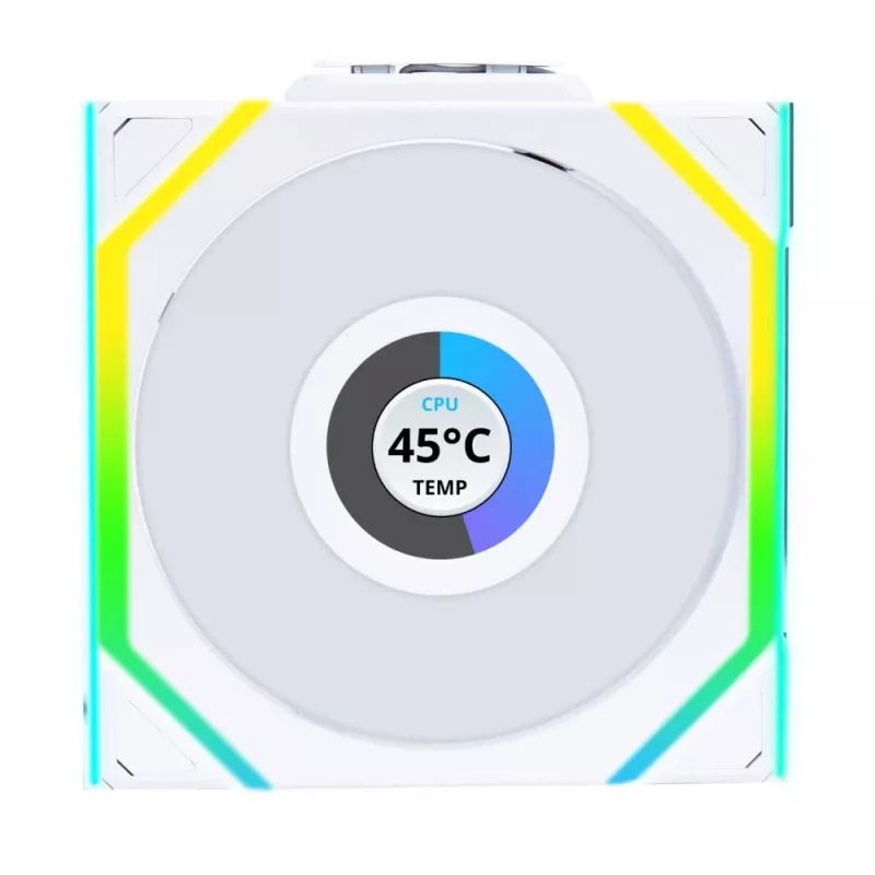 Lian Li UNI FAN SL Wireless LCD ARGB 120 mm wit 3-pack