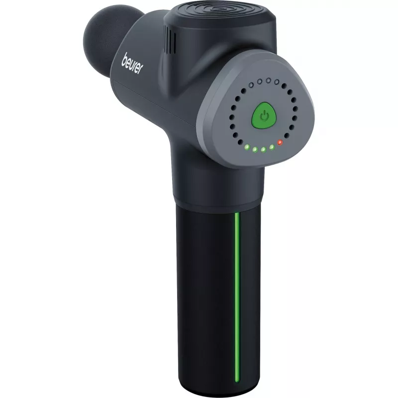 massagepistool Beurer MG180 — handpercussiemassageapparaat, 3 snelheidsstanden, draagbaar, zwart