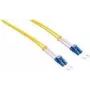 LogiLink - patchkabel - LC singlemode (M) naar LC singlemode (M) - 5 m - glasvezel - duplex - 9/125 micrometer - OS2 - halogeenvrij - geel (FP0LC05)