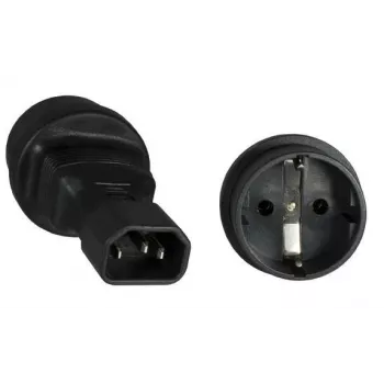 Microconnect PE14CEEAD stekkeradapter C14 Type F zwart