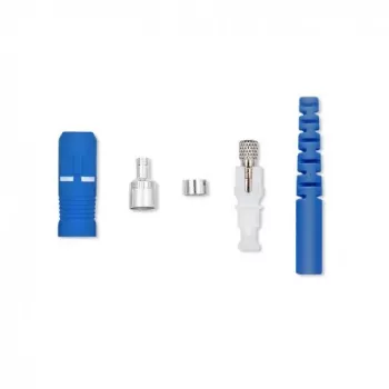 Glasvezelconnector SC/PC Qoltec 54430 singlemode blauw zilver wit