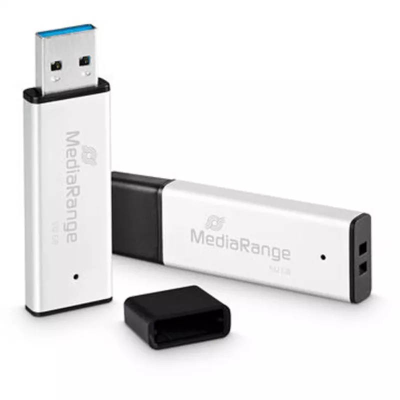 USB-stick MediaRange MR1904 512 GB USB Type-A 3.2 Gen 1 (3.1 Gen 1) zwart/zilver
