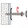 Fischer FID-Z 563537 isolatieschroef, bolkop, Torx, 50 stuks