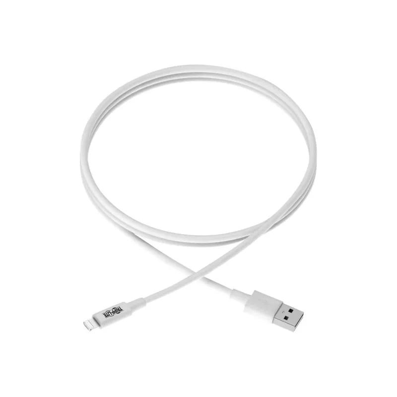 Eaton Tripp Lite Series USB-A naar Lightning sync-/laadkabel (M/M) - MFi-gecertificeerd, wit, 6 ft. (1,8 m) - data-/netkabel - USB mannelijk naar Lightning