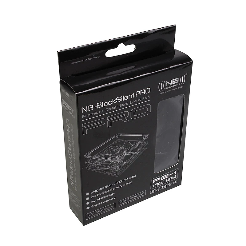 Noiseblocker BlackSilent Pro PE-1 92 mm behuizingsventilator
