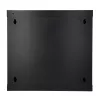 EXTRALINK LITE 9U 530X400 wandmontage-rackkast, zwart, met legbord