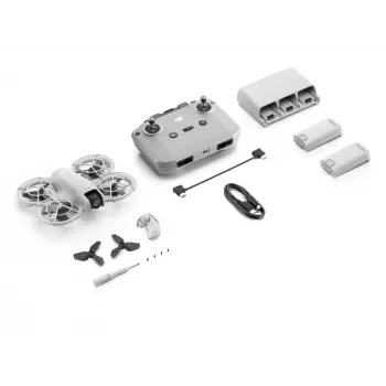 DJI Neo Fly More Combo (DJI-RC-N3) lichte 135g drone met 4K Ultra HD-camera, tot 18 minuten vliegtijd met 1 lading, 3x accu's, afstandsbediening