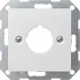 GIRA 027203 wandplaat/schakelaarafdekking wit (027203)