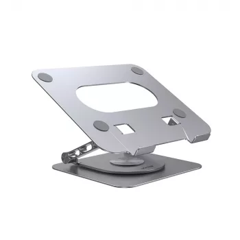 Laptopstandaard Unitek OT180SL01 aluminium voor schermen van 25,4–40,6 cm (10 inch–16 inch), 360° draaibaar, 0–180° kantelbaar