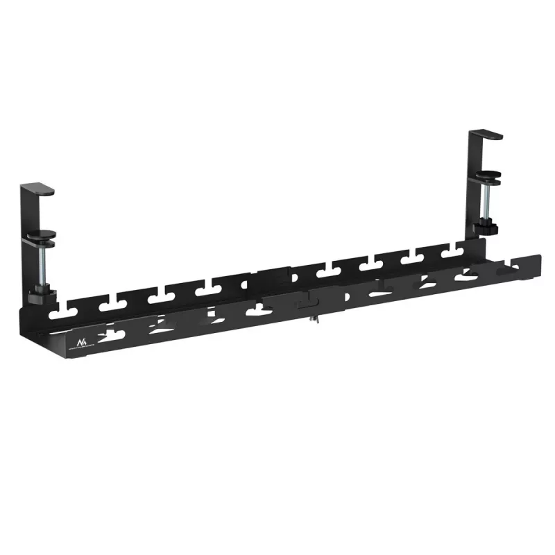 Kabelmanagement onder bureau MACLEAN MC-103 B — zwarte bak onder bureau voor kabelmanagement