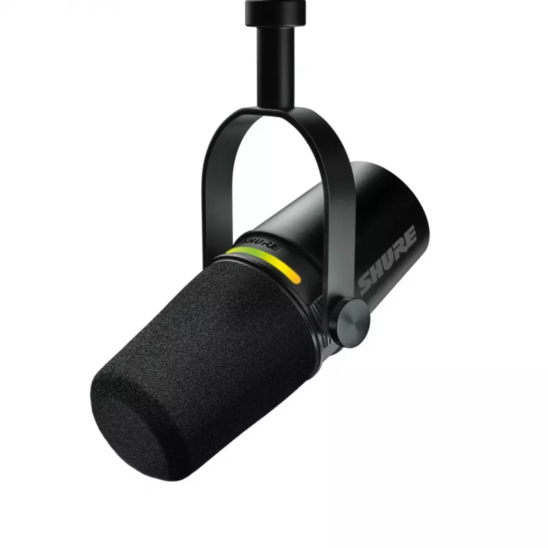 Shure MV7+-K - spraak- en zangmicrofoon met XLR/USB-C-aansluiting, zwart