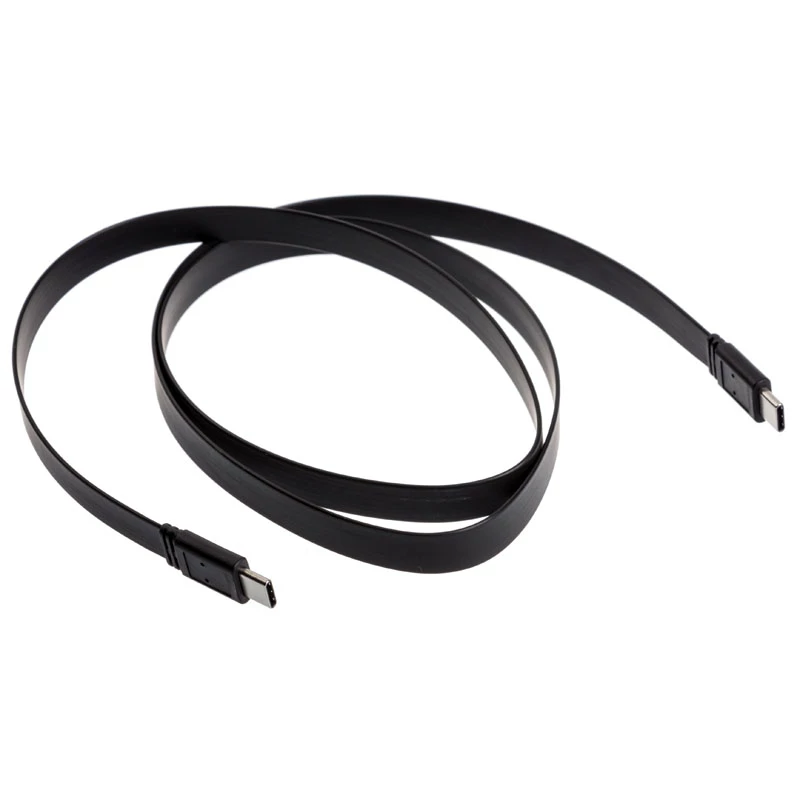 USB-kabel Akasa AK-CBUB46-10BK USB 3.2 Gen 2 1 m zwart