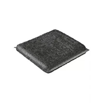 VILEDA 141656 schuurspons, stof met roestvrij staal, grijs, 2-pack, 115×245×20 mm, 35 g