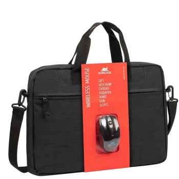 Rivacase 8038 aktetas draadloze muis 39,6 cm (15,6 inch) zwart